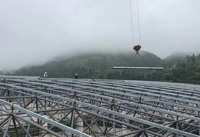 调兵山网架施工